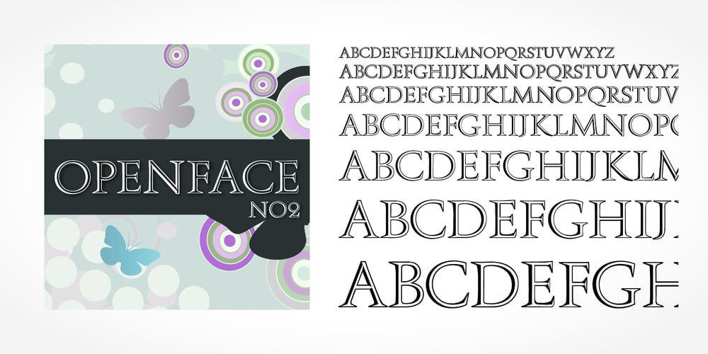 Openface No2 font