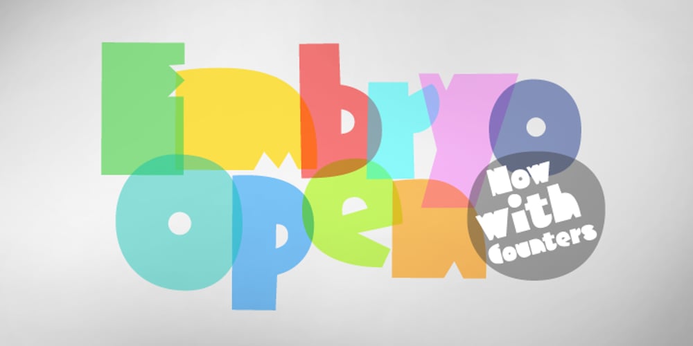 Embryo Open font