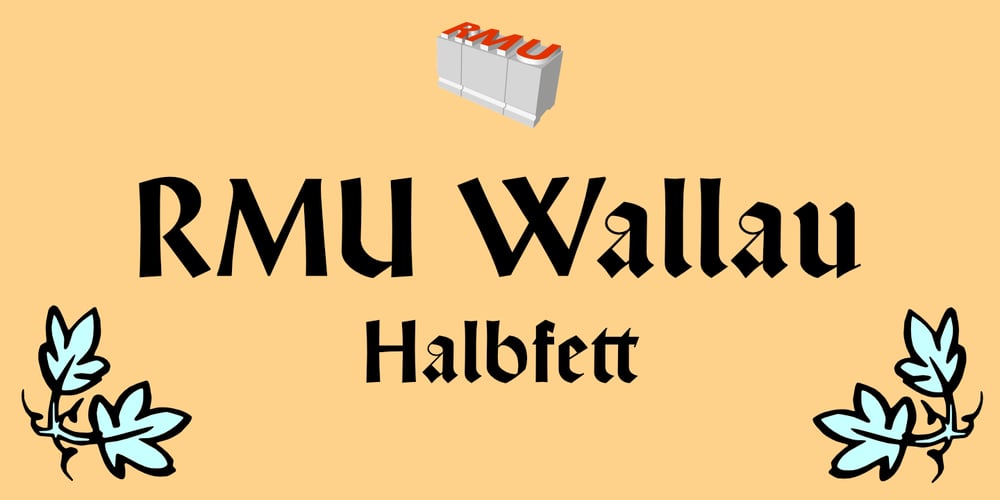 RMU Wallau font