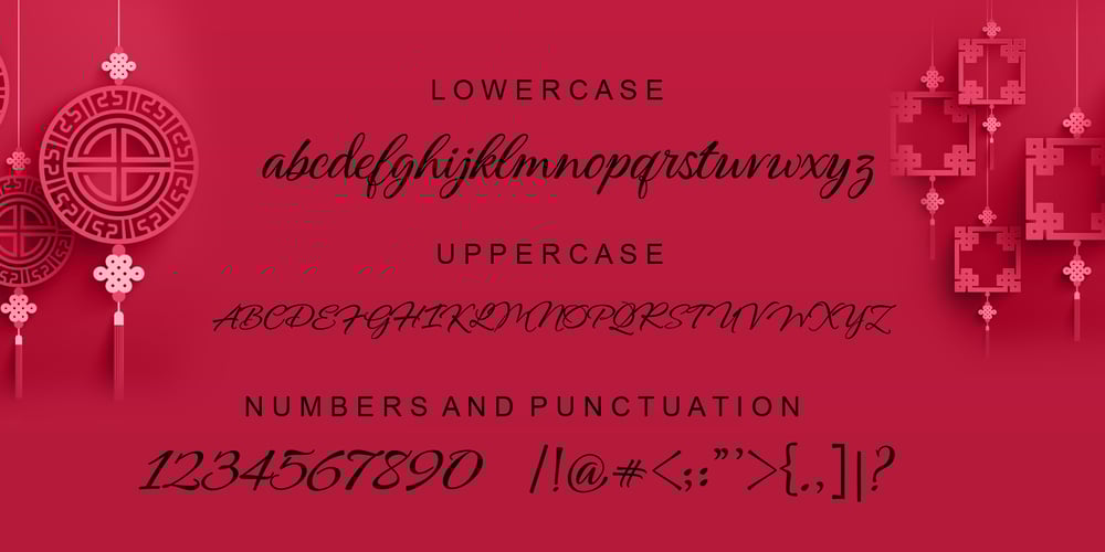 Regards Script font
