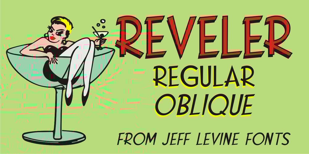 Reveler JNL font