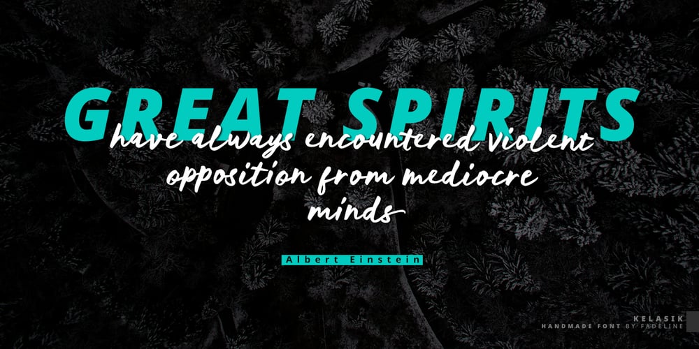 Kelasik Handmade font