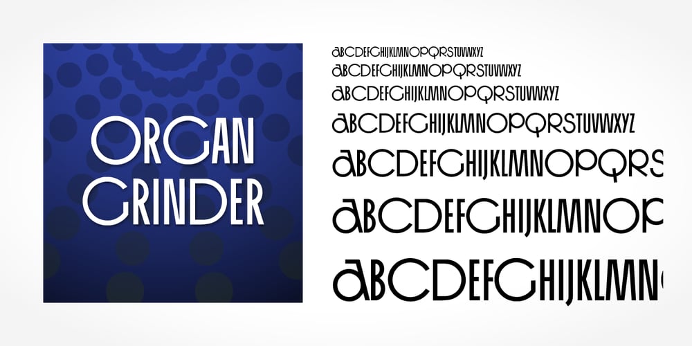 Organ Grinder font