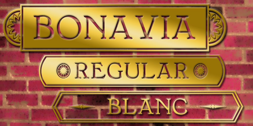 BonaVia font