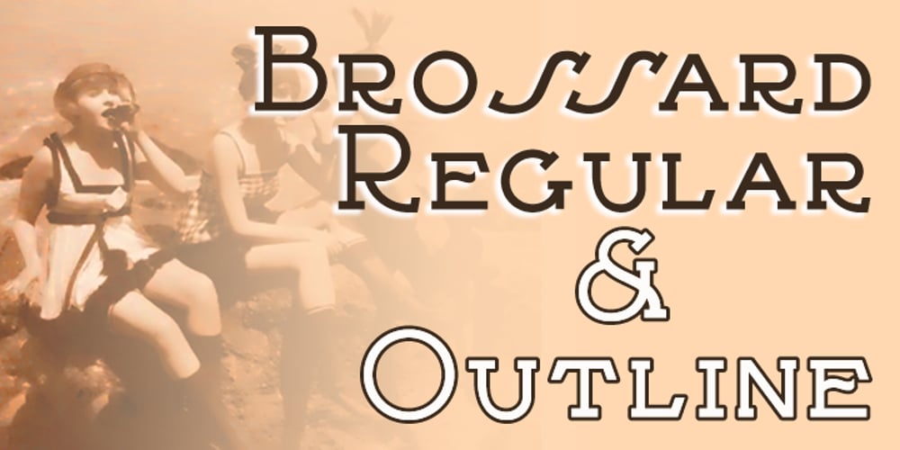 Brossard font