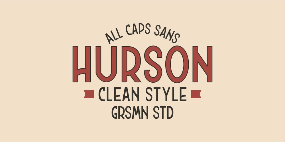Hurson Clean font