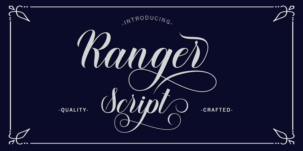 Ranger Script font