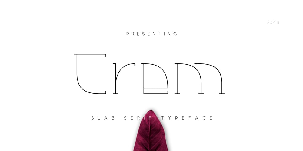 Crem Slab font