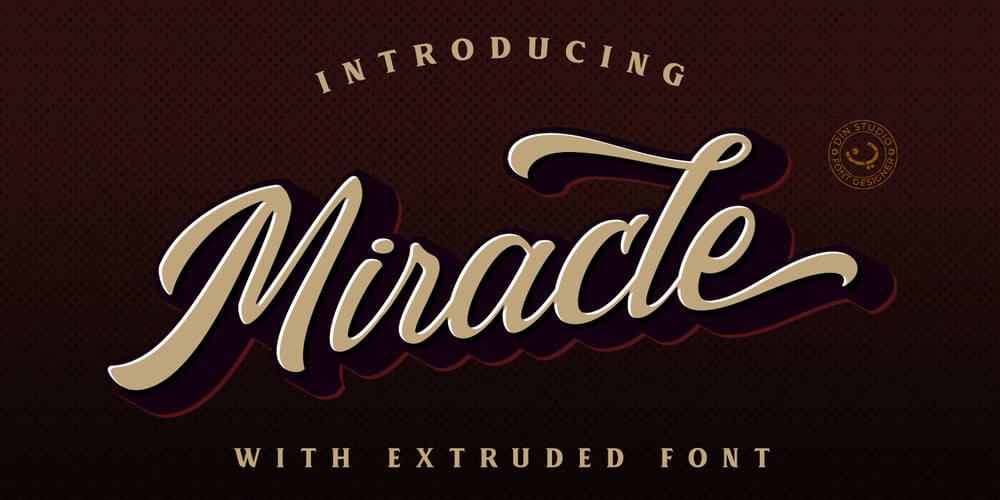Miracle Script font