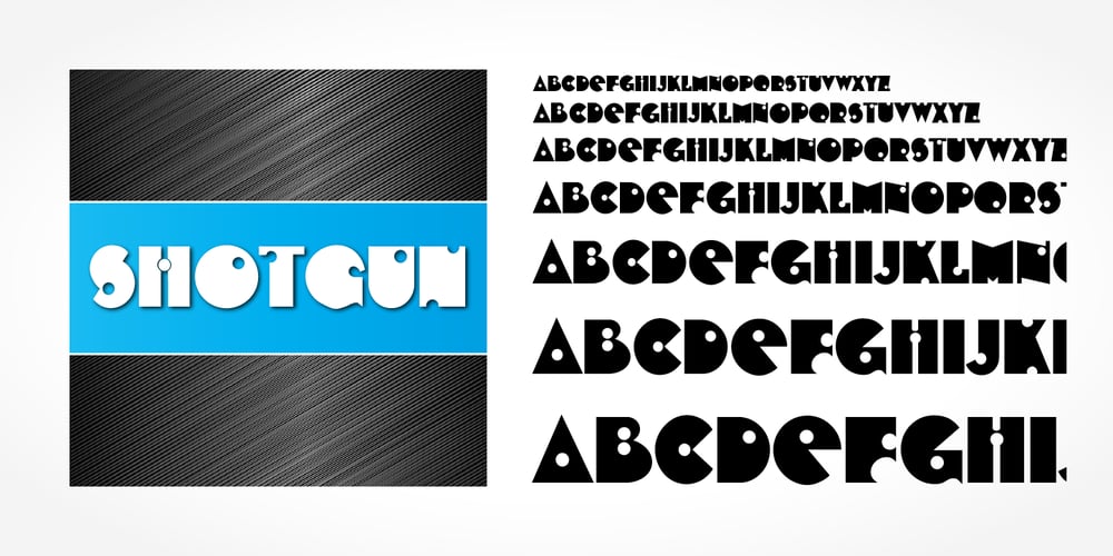 Shotgun font