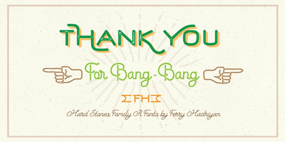 Hard Stones Pro font