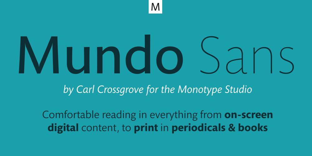 Mundo Sans font