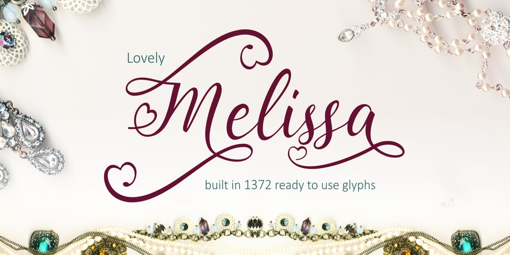 Lovely Melissa font