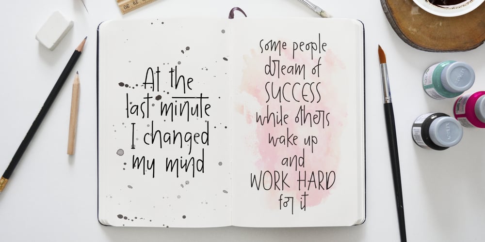 The overthinkers font