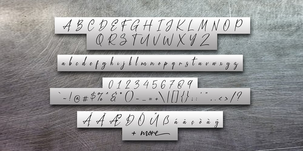Metal Pen font