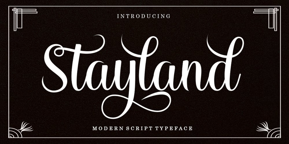 Stayland font