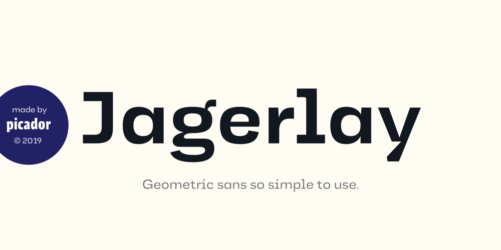 Jagerlay font