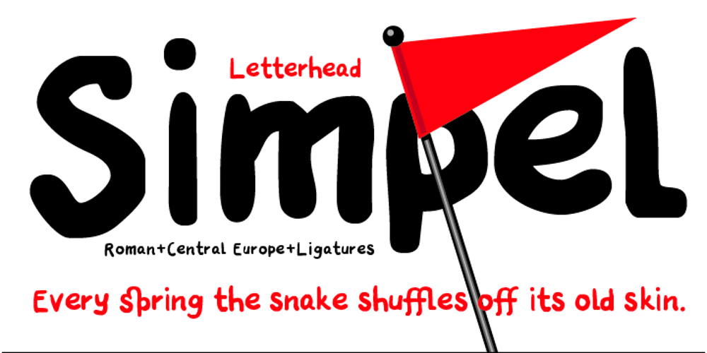 Simpel font