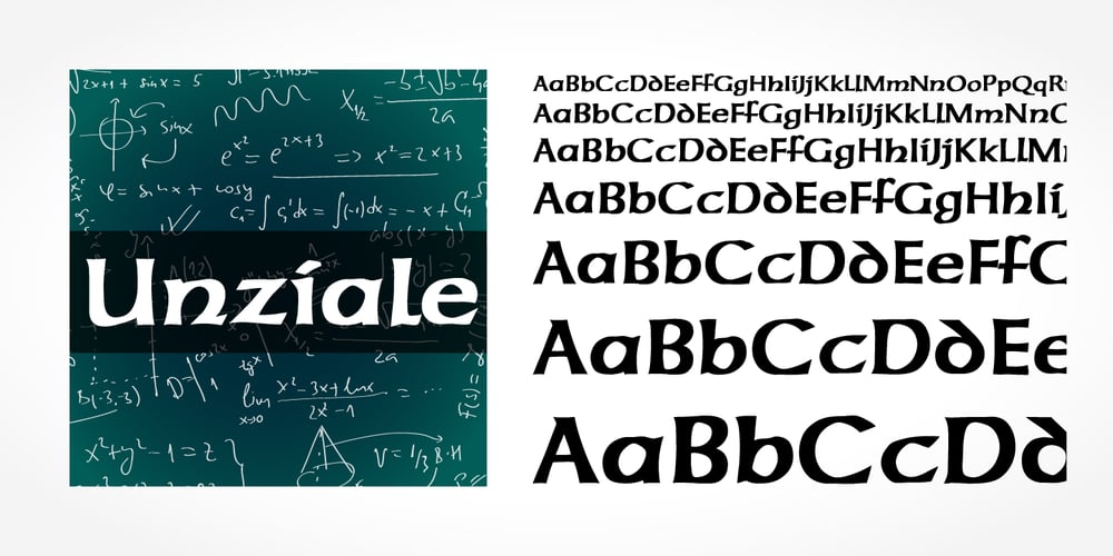 Unziale font