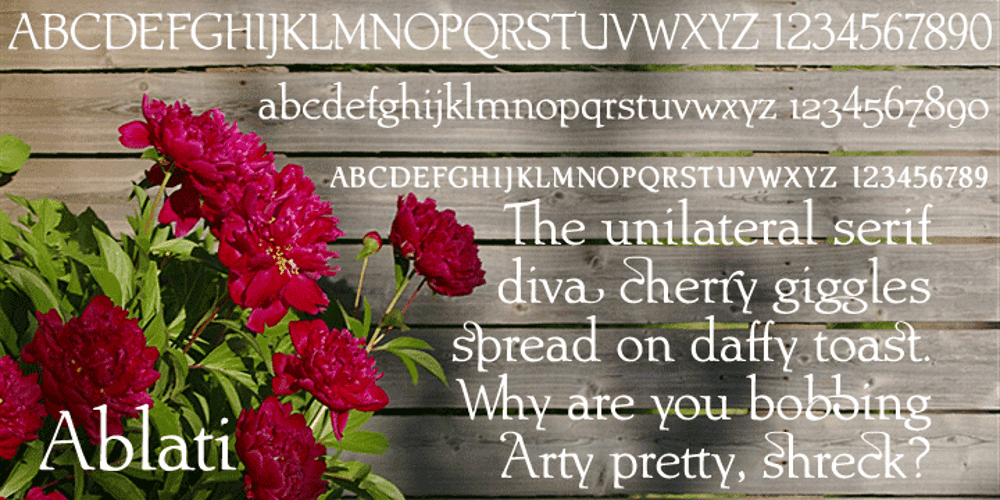 Ablati font