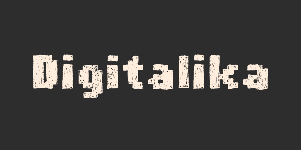 Digitalika font
