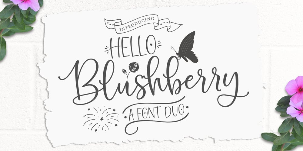 Hello Blushberry Script font