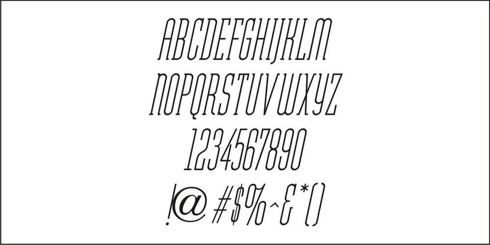 Department Store JNL font
