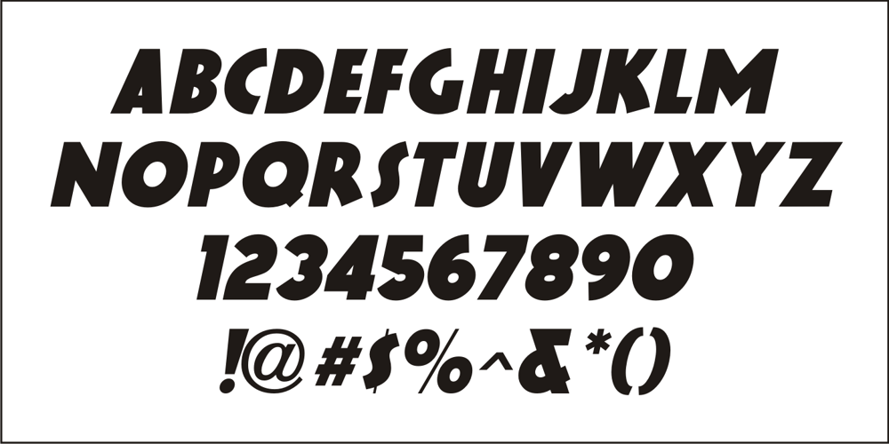 Sky Clipper JNL font