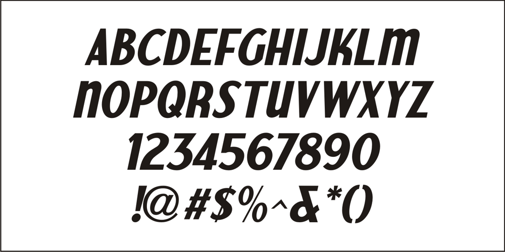 Good Sport JNL font