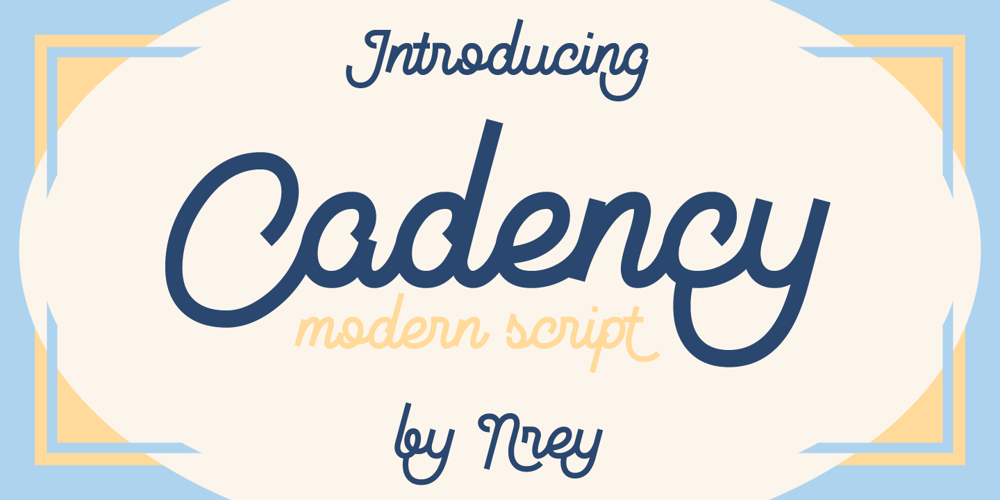 Cadency font