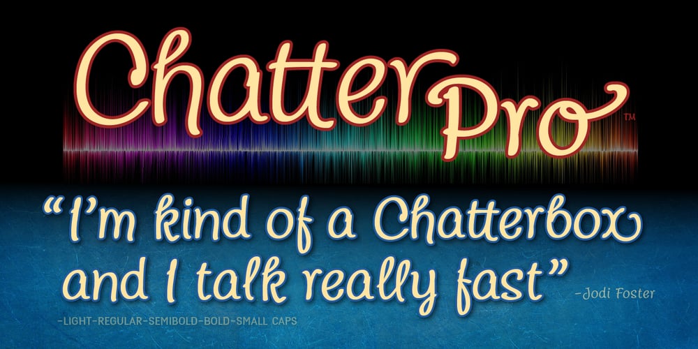 Chatter Pro font