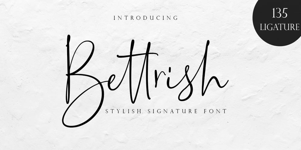 Bettrish font