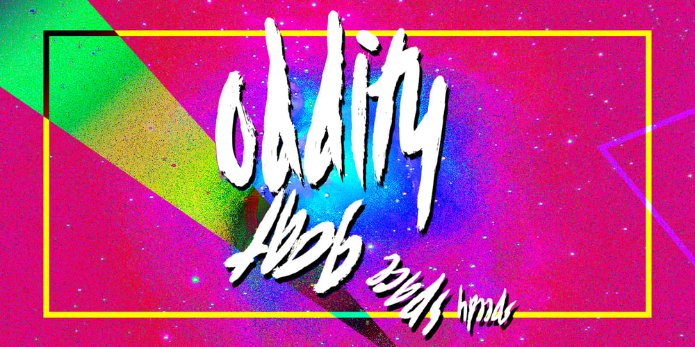 Speedy Space Goat Oddity font