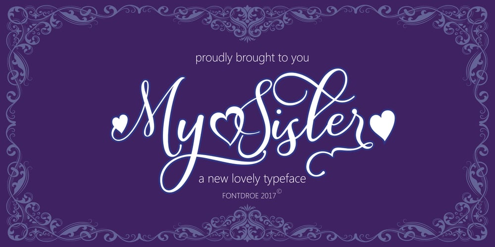 My Sister font
