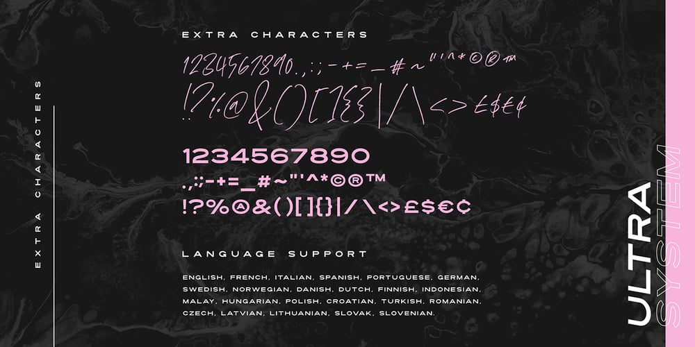 Ultra System font