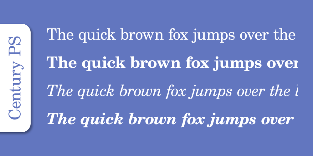 Century PS Pro font