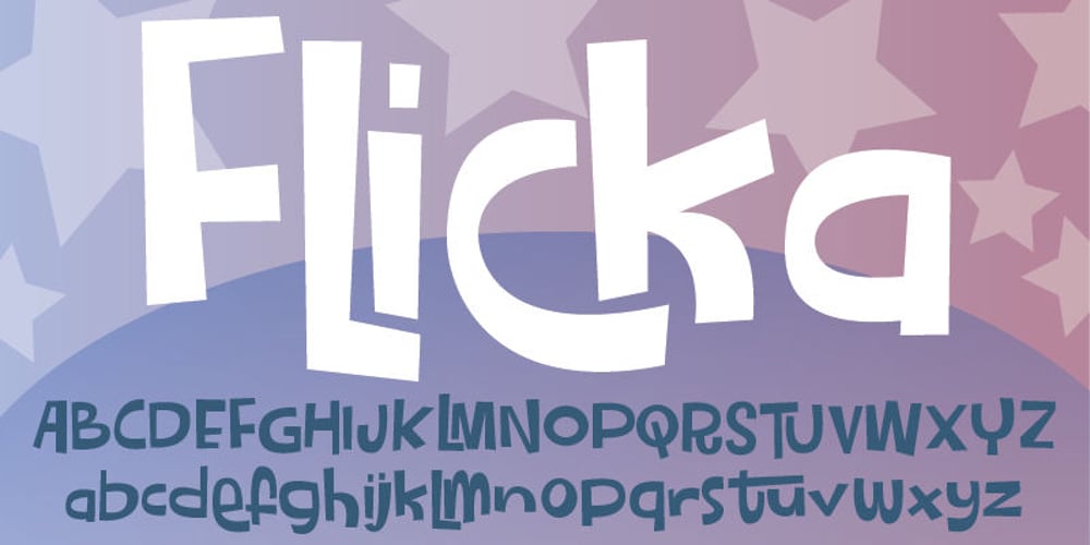 Flicka font