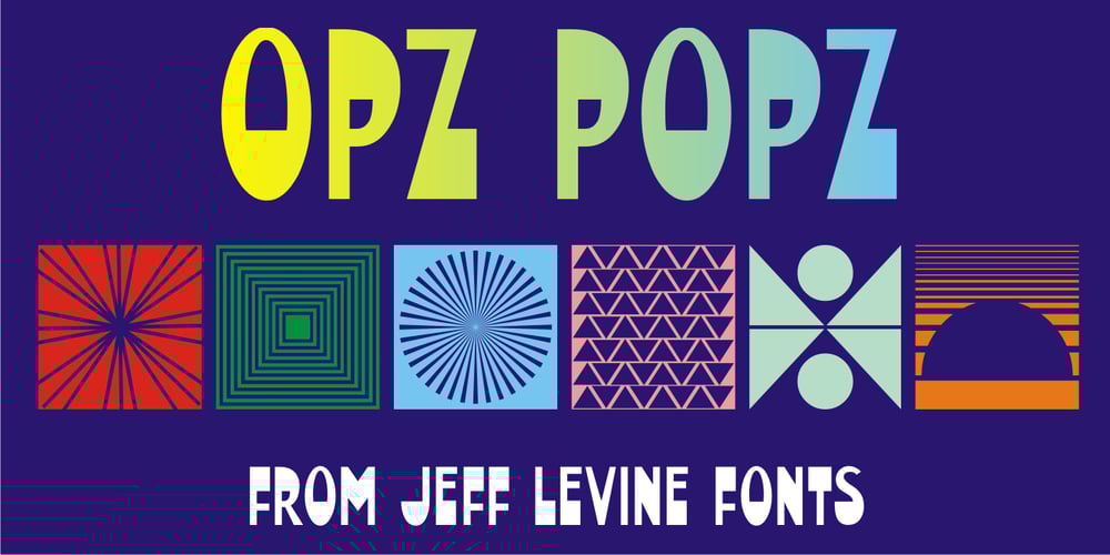 Opz Popz JNL font
