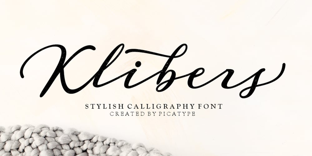Klibers font