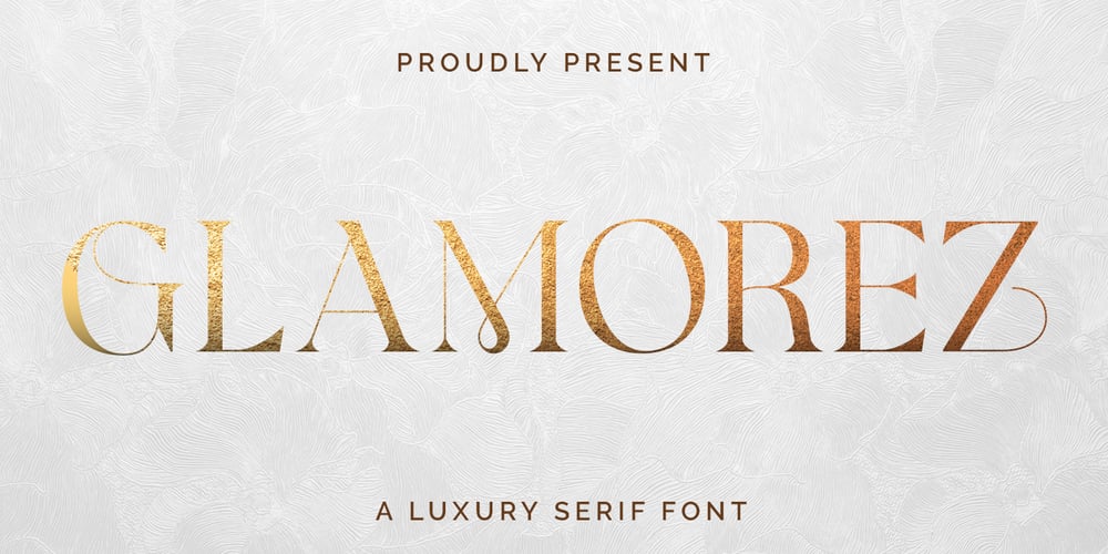 Glamorez font