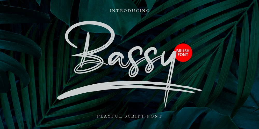 Bassy font