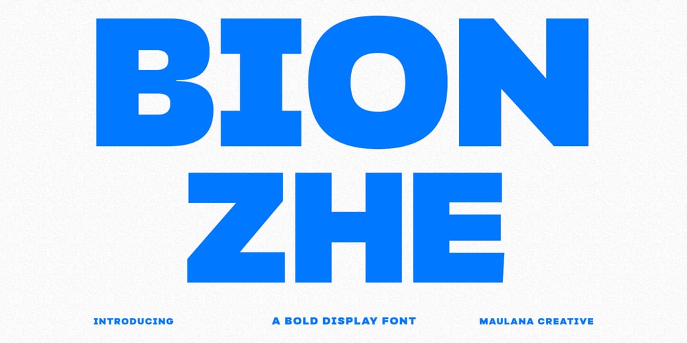Bionzhe font
