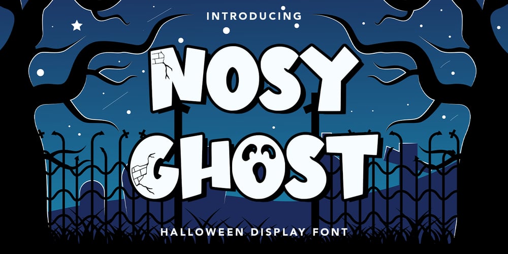 Nosy Ghost font