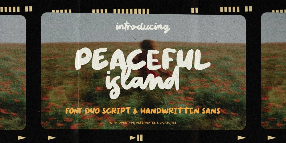 Peaceful Island font