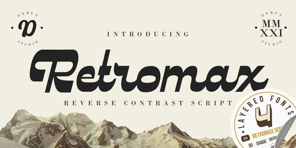 Retromax font
