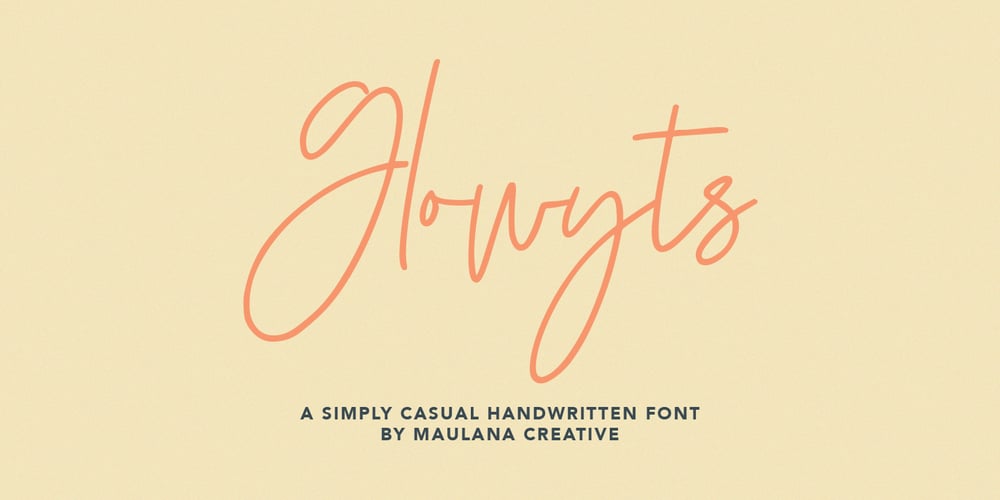 Glowyts font
