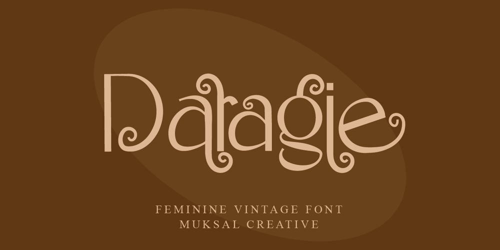Daragie font