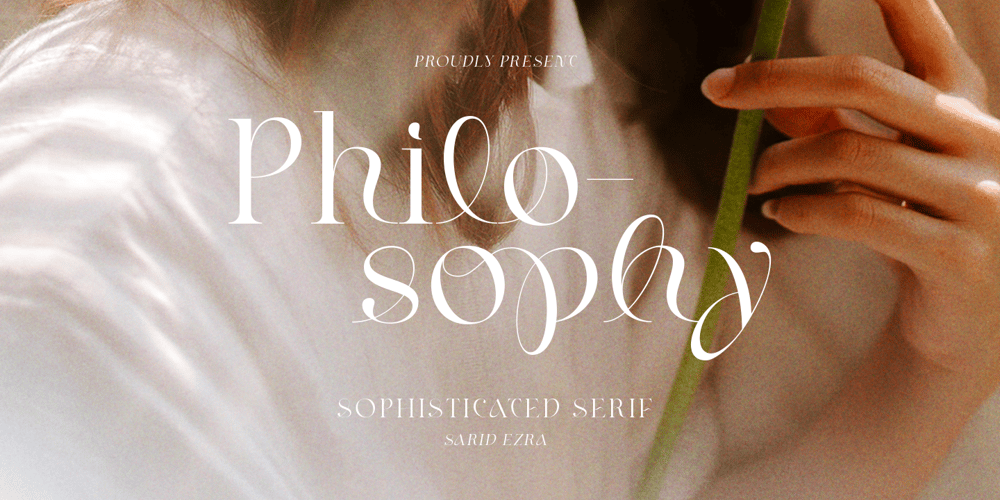 Philosophy font