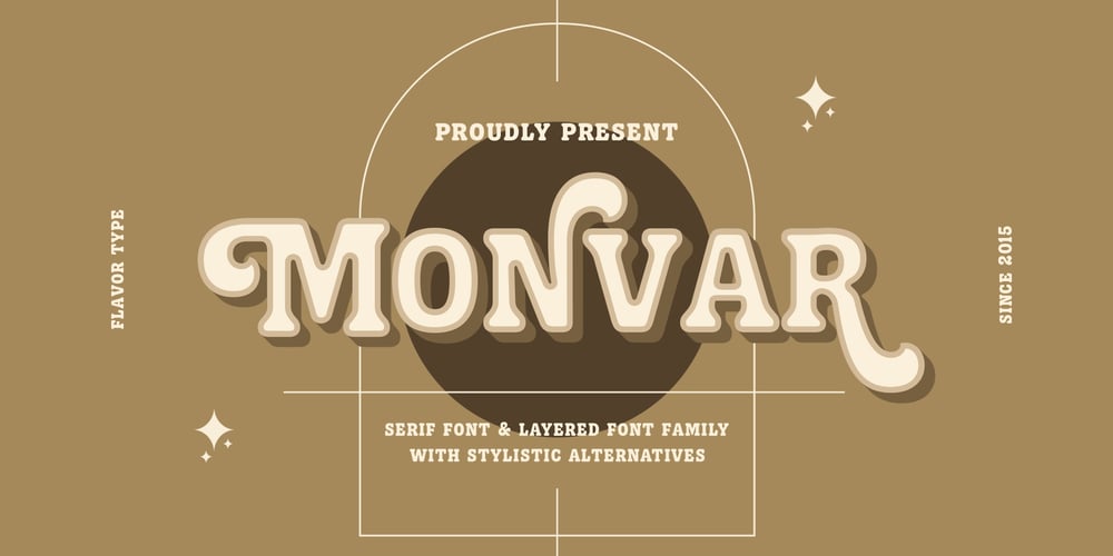 Monvar font