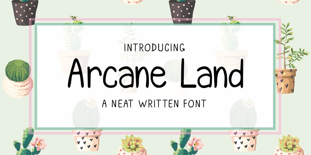 Arcane Land font